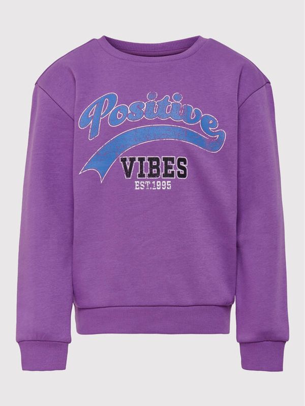 Kids ONLY Kids ONLY Суитшърт Penny 15266519 Виолетов Regular Fit