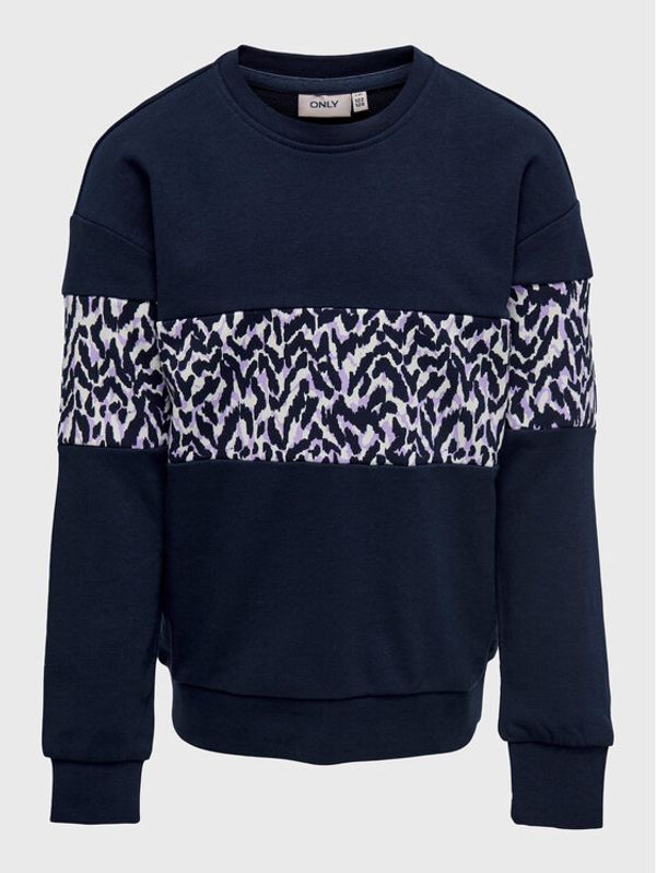 Kids ONLY Kids ONLY Суитшърт Sunshine 15285481 Тъмносин Regular Fit