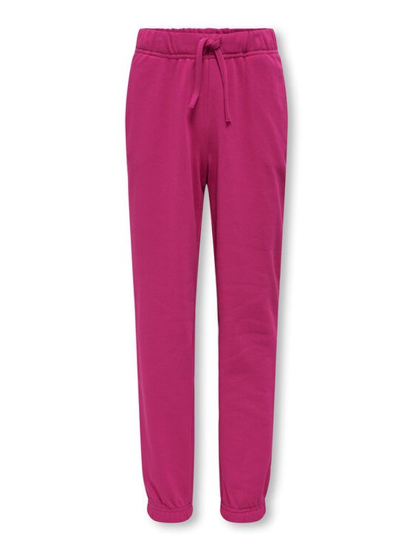 Kids ONLY Kids ONLY Текстилни панталони 15246735 Розов Regular Fit