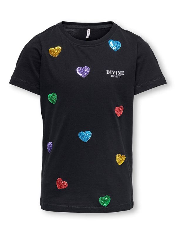 Kids ONLY Kids ONLY Тишърт 15286275 Черен Regular Fit