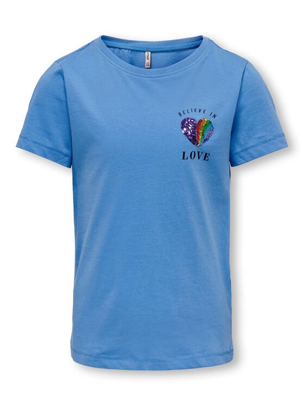 Kids ONLY Kids ONLY Тишърт 15286275 Син Regular Fit