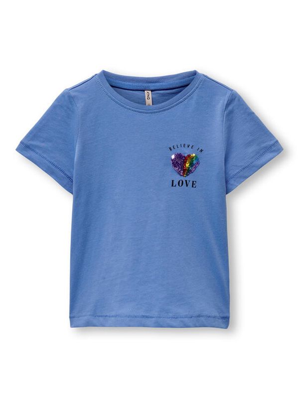 Kids ONLY Kids ONLY Тишърт 15286497 Син Regular Fit