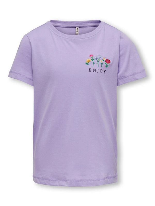 Kids ONLY Kids ONLY Тишърт 15286501 Виолетов Regular Fit