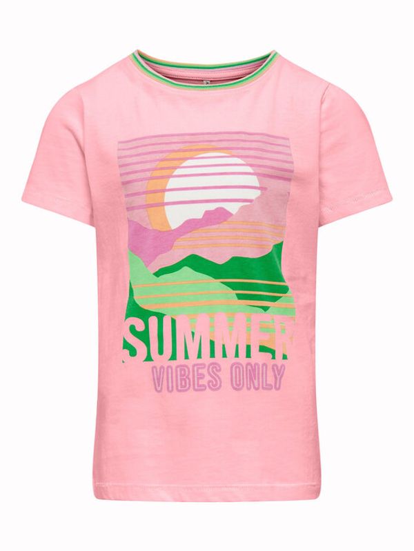 Kids ONLY Kids ONLY Тишърт 15292340 Червен Slim Fit