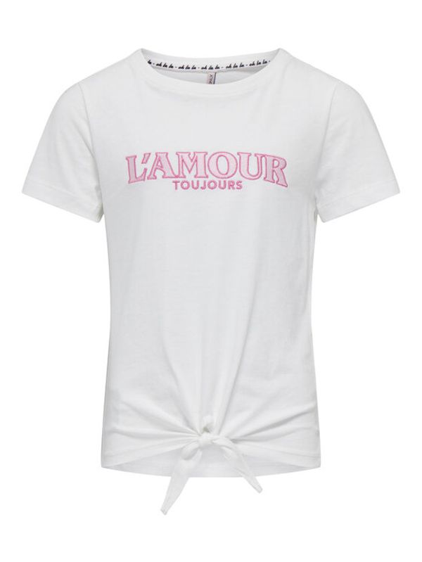 Kids ONLY Kids ONLY Тишърт 15292354 Бял Regular Fit