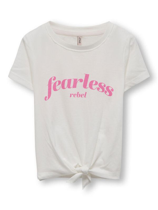 Kids ONLY Kids ONLY Тишърт 15296716 Бял Regular Fit