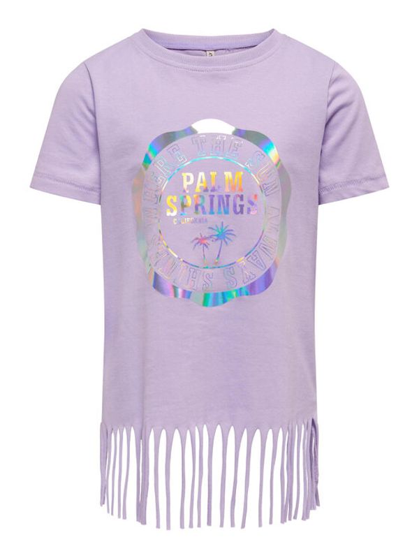 Kids ONLY Kids ONLY Тишърт 15296717 Виолетов Box Fit