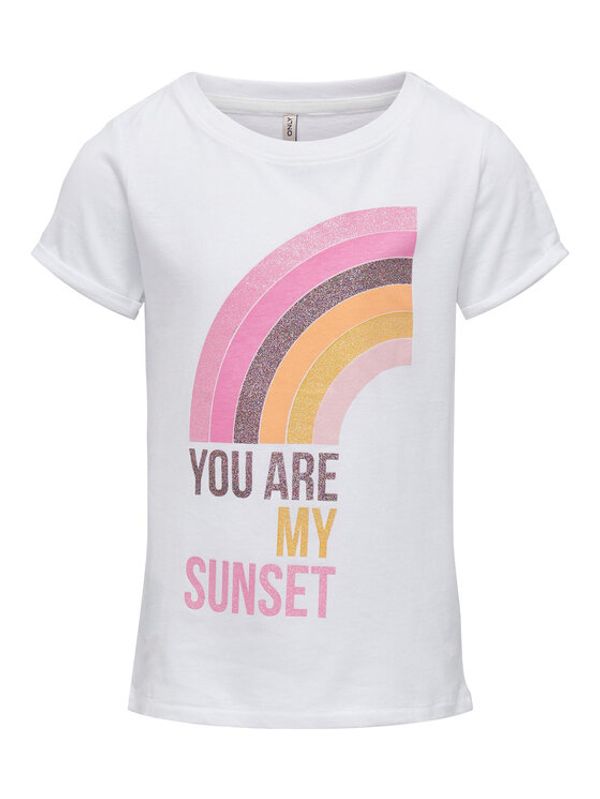 Kids ONLY Kids ONLY топ 15292332 Бял Regular Fit