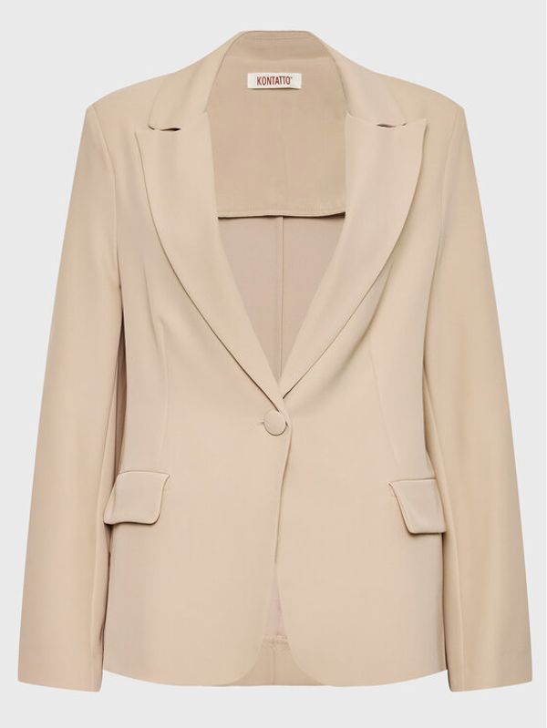 Kontatto Kontatto Блейзър NO1000 Бежов Regular Fit