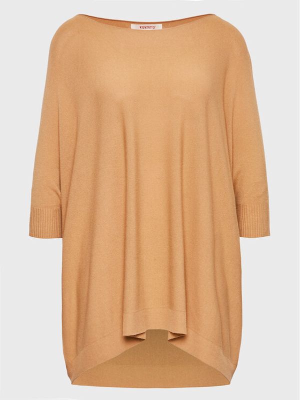 Kontatto Kontatto Блуза 3M9002 Бежов Oversize