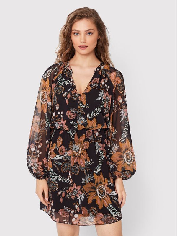 Kontatto Kontatto Ежедневна рокля MG4012 Черен Regular Fit