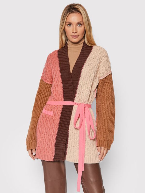 Kontatto Kontatto Кардиган 3M8385 Кафяв Regular Fit