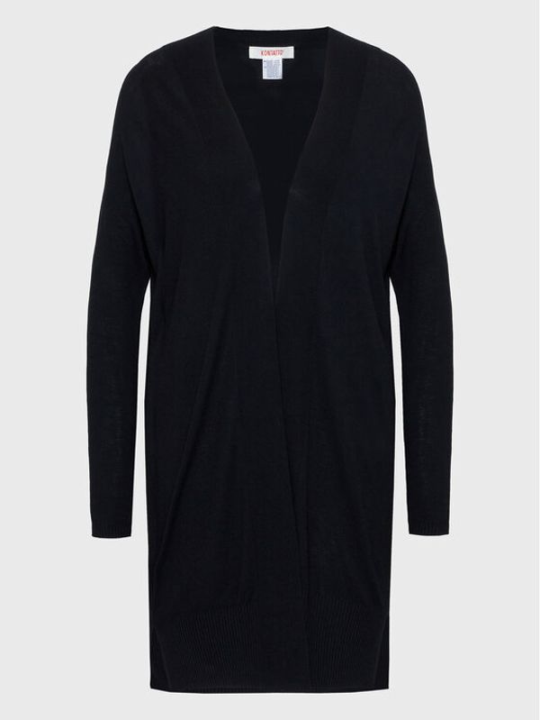 Kontatto Kontatto Кардиган 3M9010 Черен Regular Fit