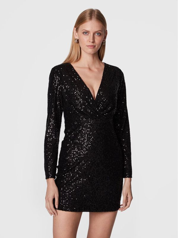 Kontatto Kontatto Коктейлна рокля B4512 Черен Regular Fit