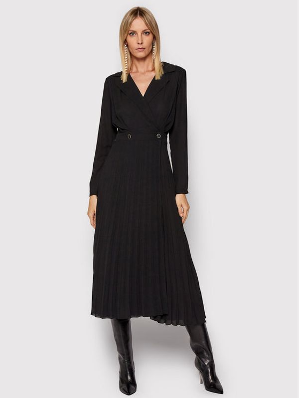 Kontatto Kontatto Коктейлна рокля GX2022 Черен Regular Fit