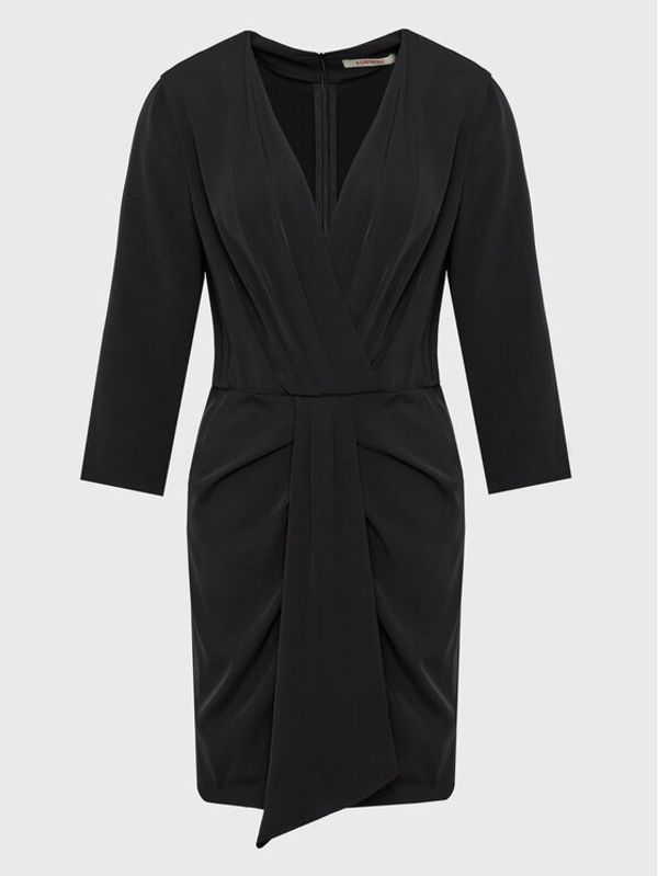 Kontatto Kontatto Коктейлна рокля NO7029 Черен Regular Fit