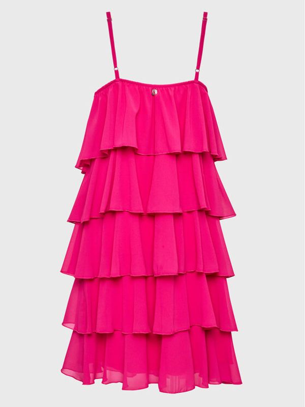 Kontatto Kontatto Коктейлна рокля SU203 Розов Regular Fit