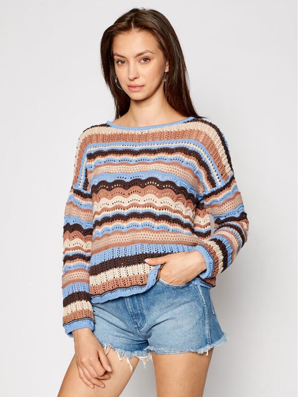 Kontatto Kontatto Пуловер 3M7270 Кафяв Regular Fit