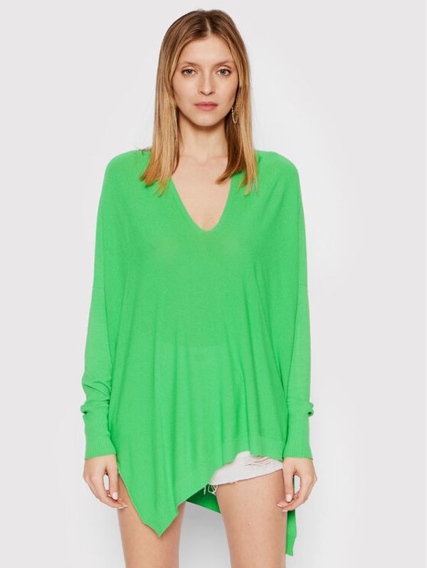 Kontatto Kontatto Пуловер 3M7404 Зелен Relaxed Fit