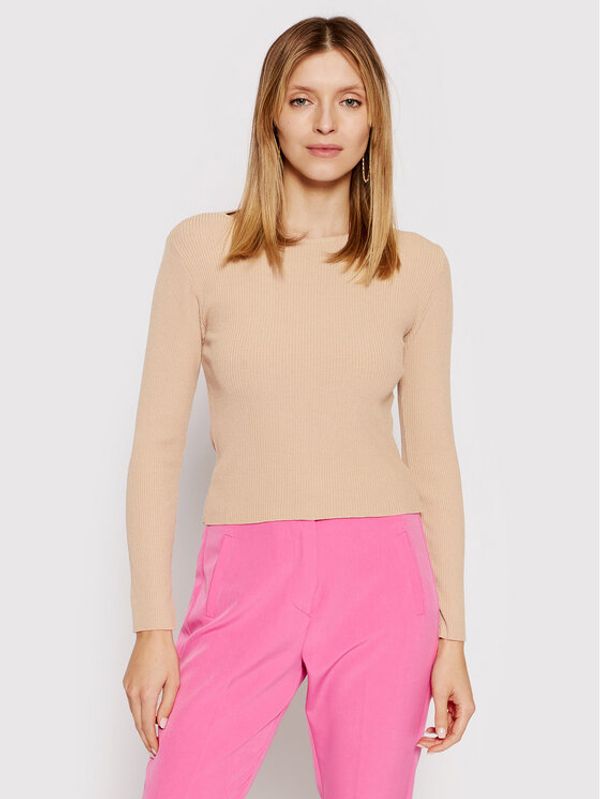 Kontatto Kontatto Пуловер 3M7440 Бежов Slim Fit