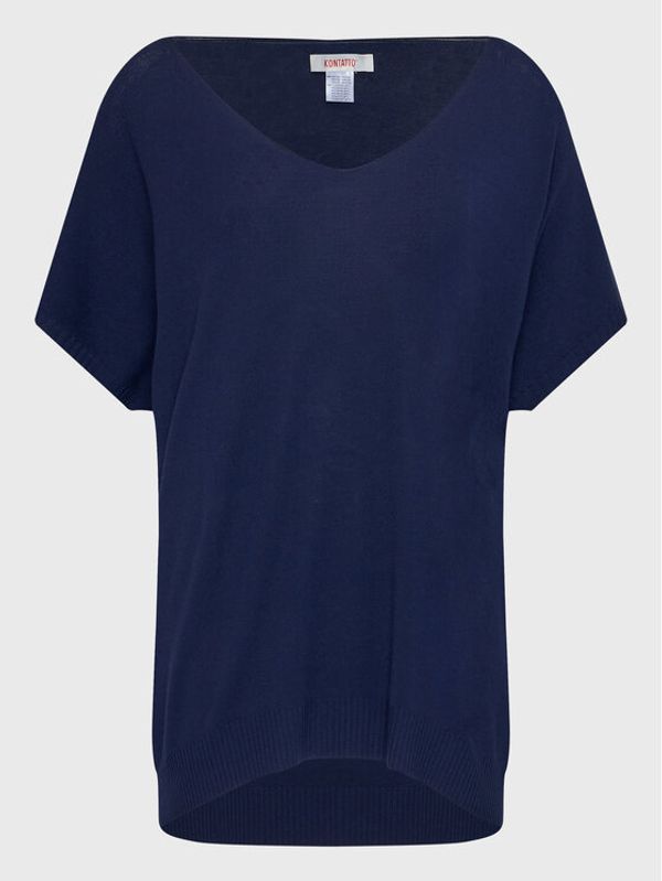 Kontatto Kontatto Пуловер 3M9014 Тъмносин Regular Fit