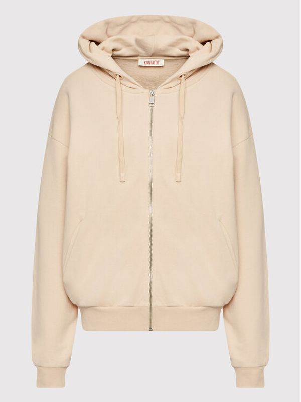 Kontatto Kontatto Суитшърт SDK504 Бежов Regular Fit