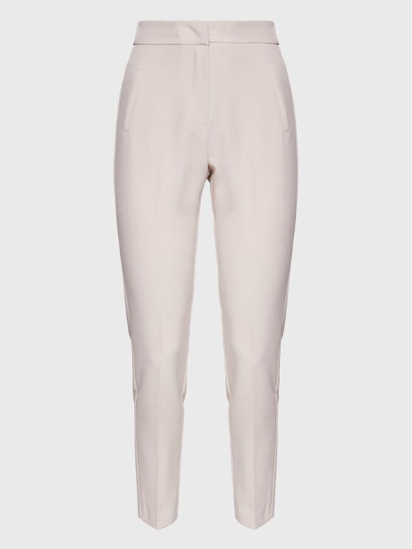 Kontatto Kontatto Текстилни панталони CO9000 Екрю Slim Fit