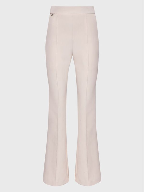 Kontatto Kontatto Текстилни панталони CO9003 Екрю Regular Fit