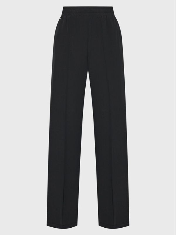 Kontatto Kontatto Текстилни панталони NO7028 Черен Relaxed Fit