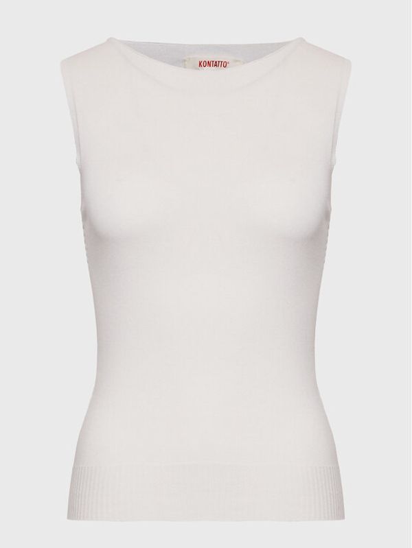 Kontatto Kontatto топ 3M9026 Бял Regular Fit