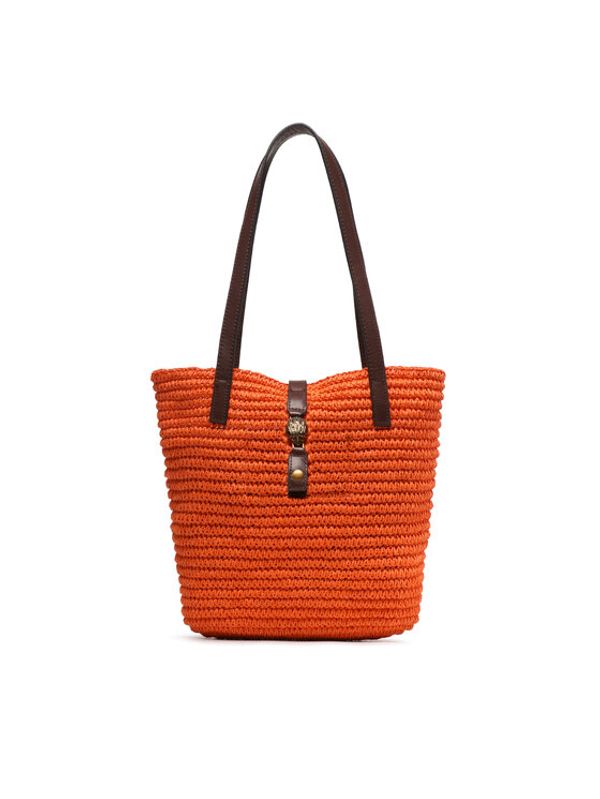 Kurt Geiger Kurt Geiger Дамска чанта Hampton Raffia Tote 9795591449 Оранжев