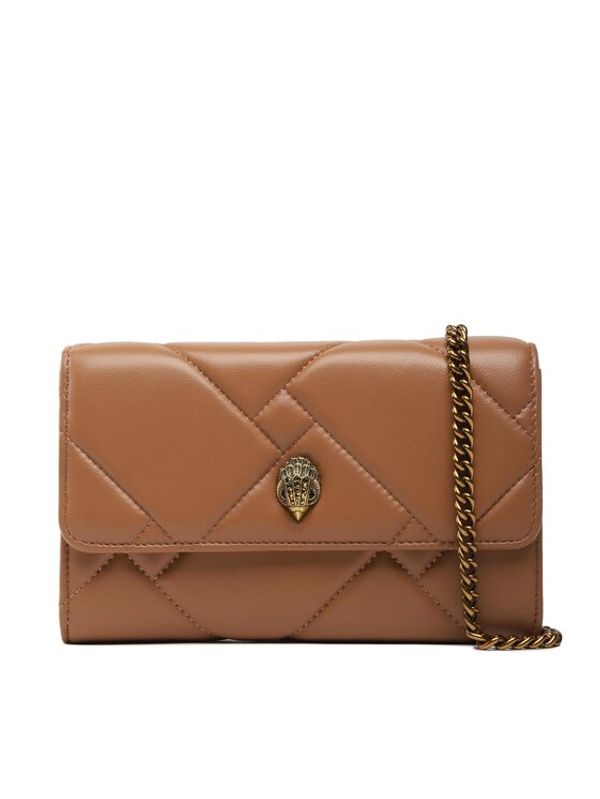 Kurt Geiger Kurt Geiger Дамска чанта Kensington Quilt Wallet 4708348109 Кафяв
