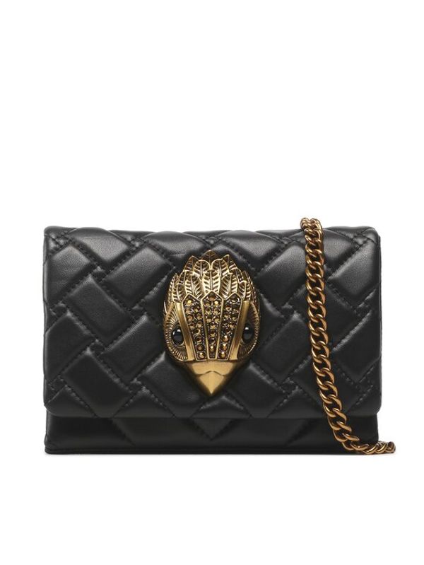 Kurt Geiger Kurt Geiger Дамска чанта Leather Mini Kensington 9086600109 Черен