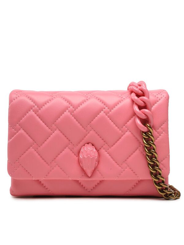 Kurt Geiger Kurt Geiger Дамска чанта Mini Kensington Flap 9594598109 Розов