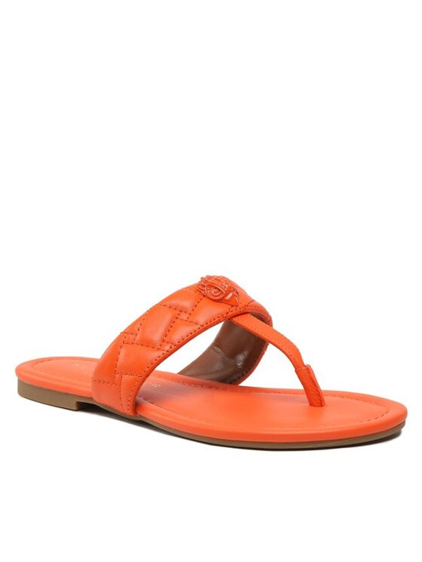 Kurt Geiger Kurt Geiger Джапанки Kensington T-Bar Drench 9600691109 Оранжев