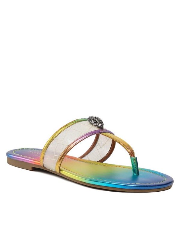 Kurt Geiger Kurt Geiger Джапанки Kensington Vinyl T-Bar 9797769979 Цветен