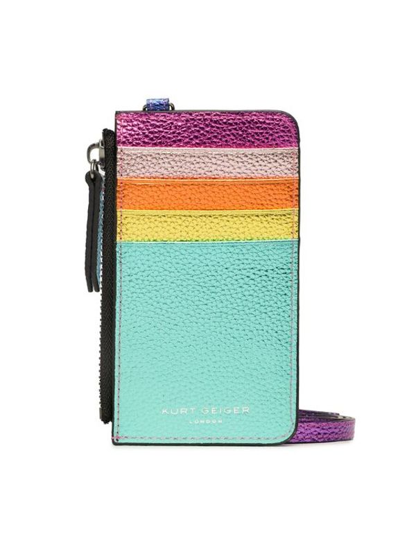 Kurt Geiger Kurt Geiger Голям дамски портфейл Sm Zip Around Wallet 9096452229 Розов
