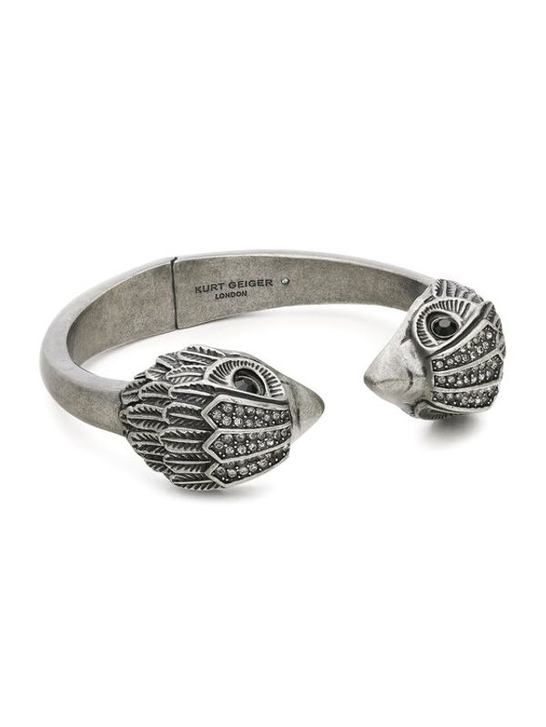 Kurt Geiger Kurt Geiger Гривна Eagle Xl Hinged Bangle 8837964429 Сив
