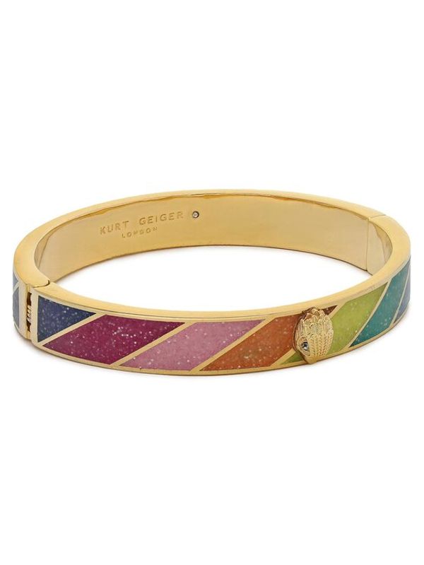 Kurt Geiger Kurt Geiger Гривна Enamel Rainbow Bracelet 9401769429 Златист