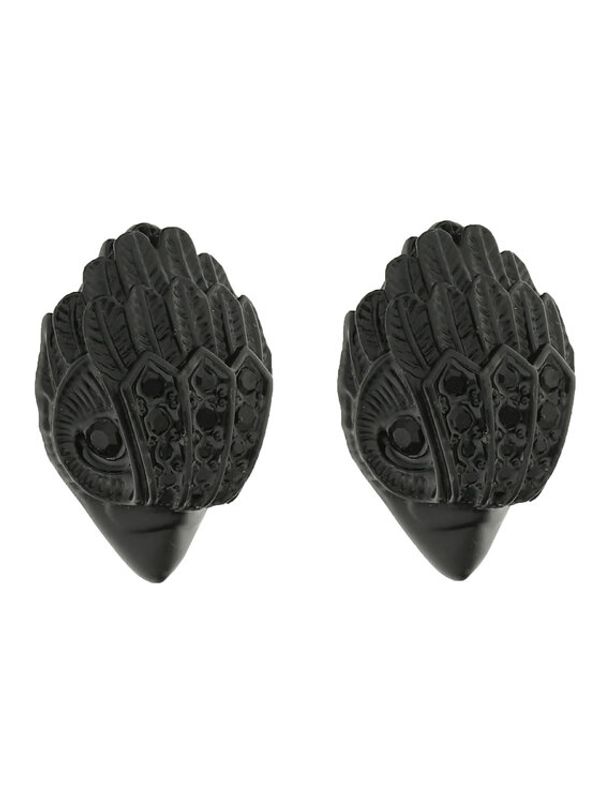 Kurt Geiger Kurt Geiger Обици Eagle Sm Studs 8837500429 Черен