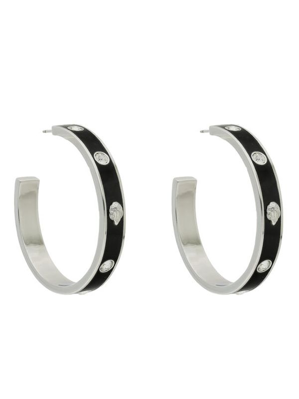 Kurt Geiger Kurt Geiger Обици Enamel Eagle Lg Hoops 9400805429 Черен