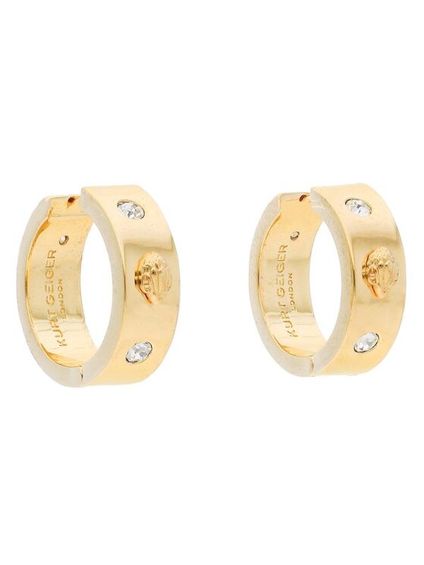 Kurt Geiger Kurt Geiger Обици Metal Eagle Hoops 8840361429 Златист