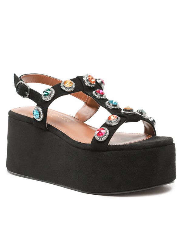 Kurt Geiger Kurt Geiger Сандали 225-Octavia Platform 9991300209 Черен