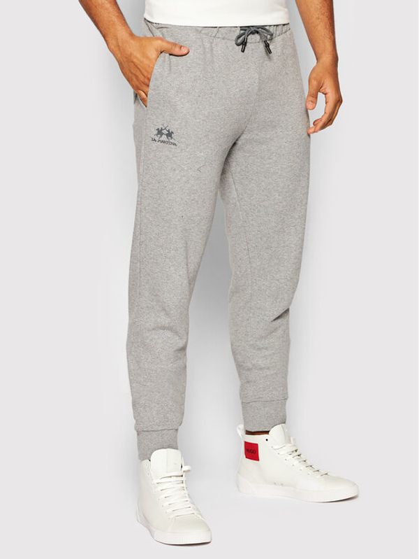 La Martina La Martina Долнище анцуг CCMT03 FP109 Сив Regular Fit