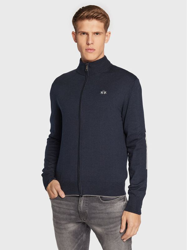 La Martina La Martina Кардиган UMS012 YW020 Тъмносин Regular Fit