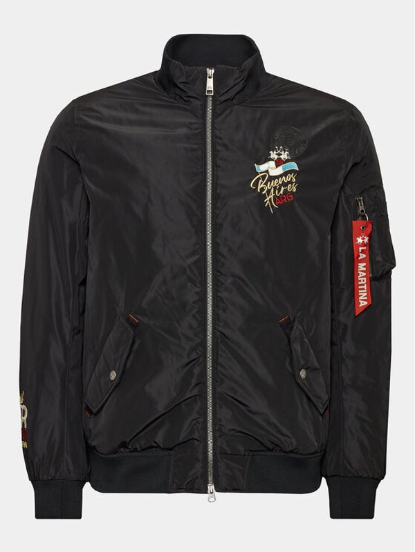 La Martina La Martina Преходно яке UMO304 PA004 Черен Regular Fit