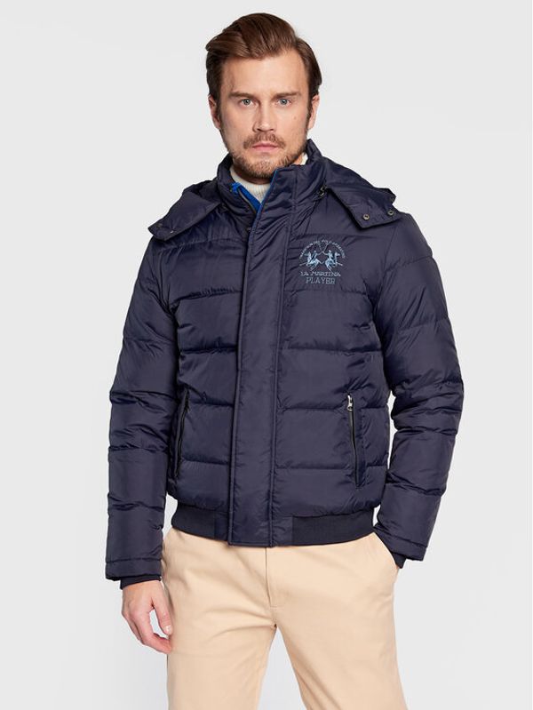 La Martina La Martina Пухено яке UMO602 PA003 Тъмносин Regular Fit