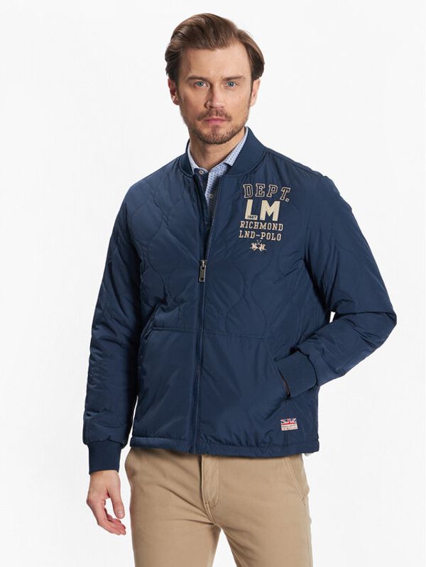 La Martina La Martina Пухено яке VMO300 PL028 Тъмносин Regular Fit