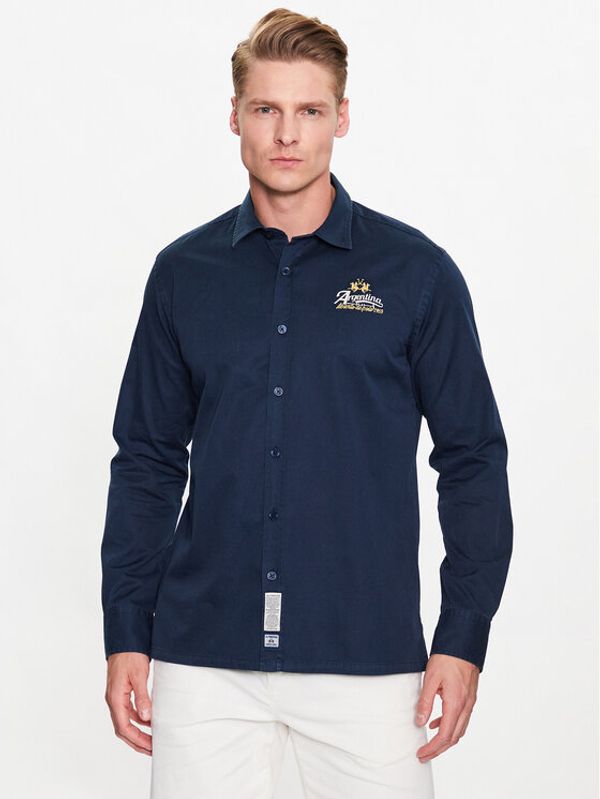 La Martina La Martina Риза VMC604 TW307 Тъмносин Regular Fit