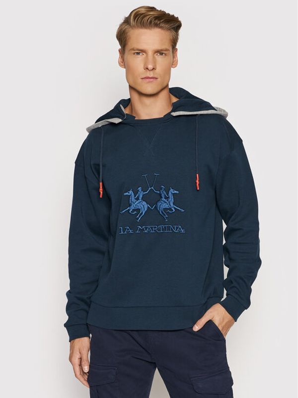 La Martina La Martina Суитшърт SMF323 FP169 Тъмносин Regular Fit